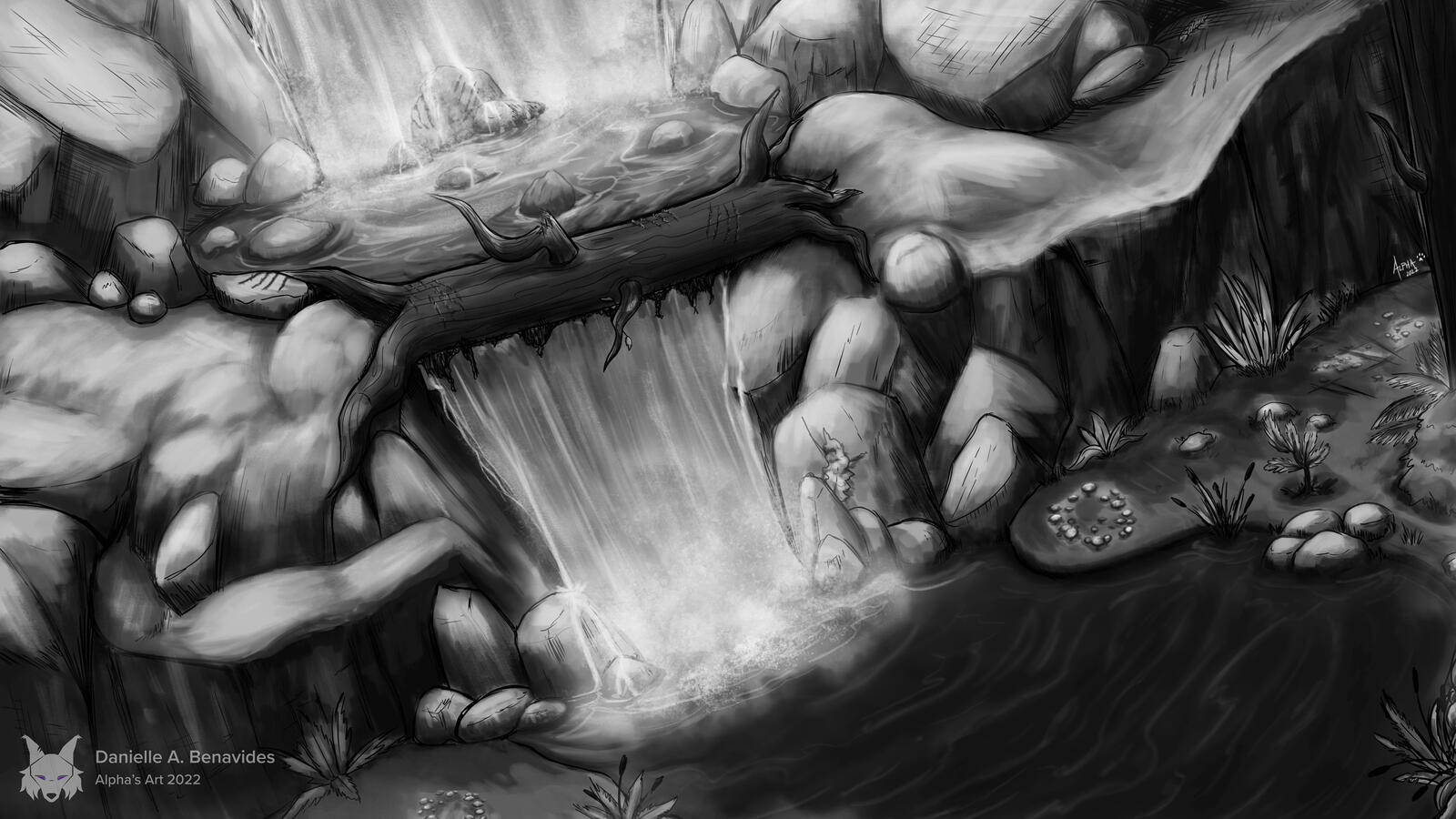 Environment Illustration View 2 | Photoshop | Sam Woodfin | Oct. 2022