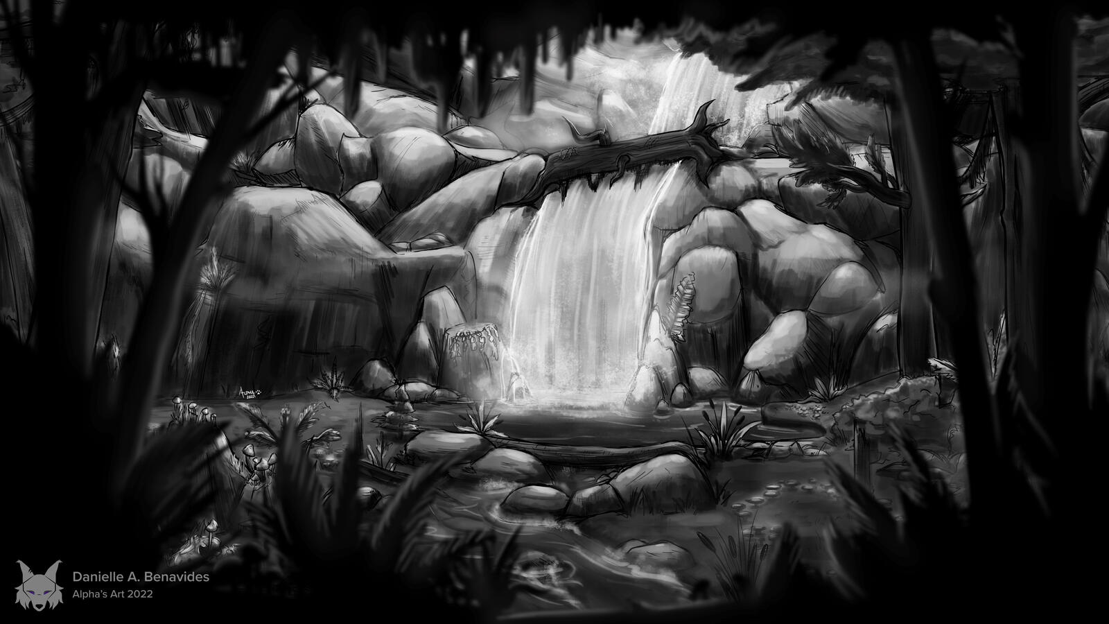 Environment Illustration View 1 | Photoshop | Sam Woodfin | Oct. 2022