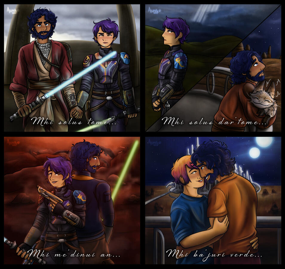 The Mandalorian Vows | Sketchbook Pro & Photoshop | Aug. 2024