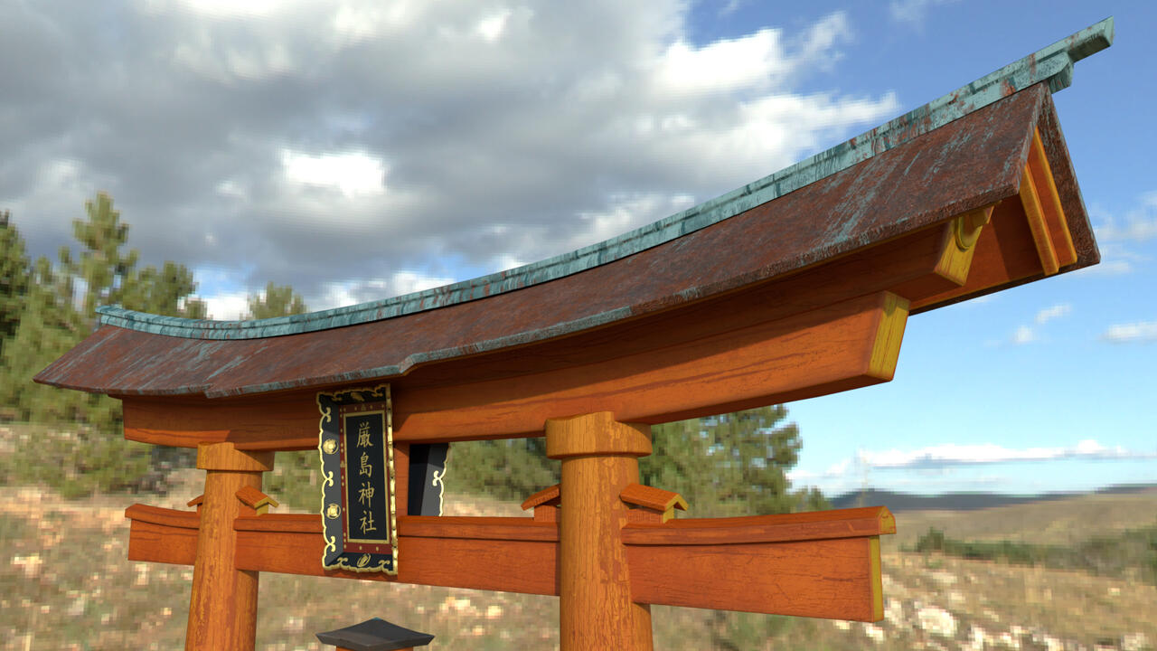 Asset surfaced in substance painter and rendered in Maya Renderman.