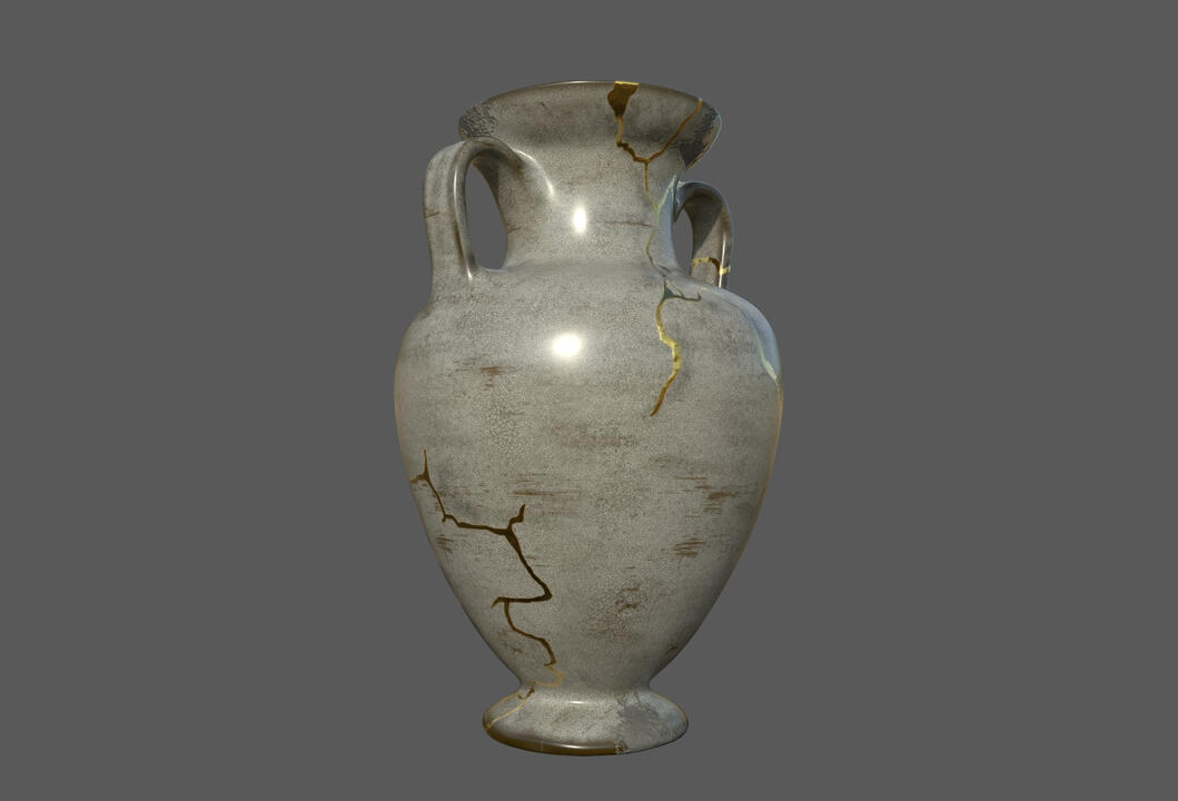 Asset surfaced and rendered in IRay substance painter.