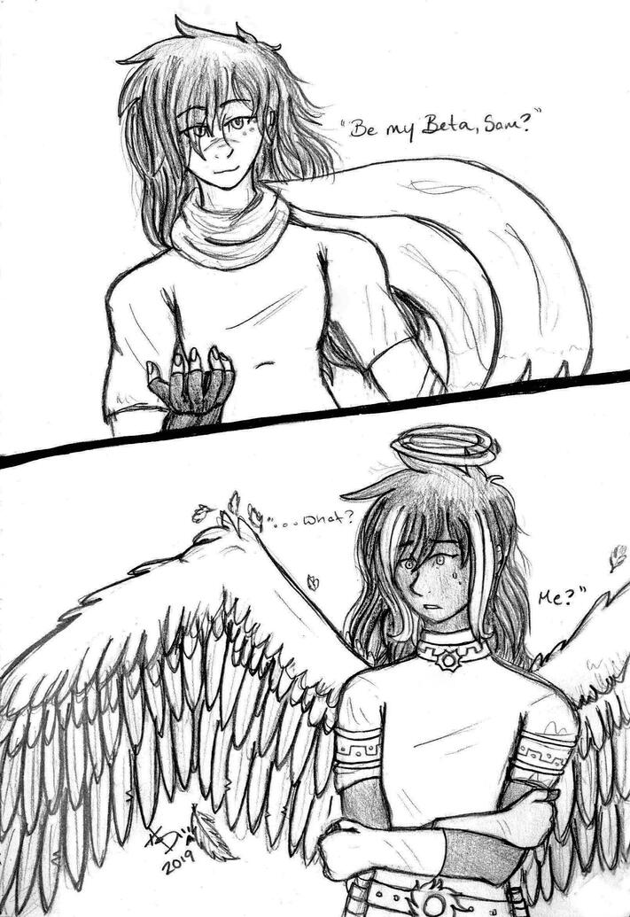 "Be My Beta - Original Characters" | Traditional Sketch | Apr. 2019