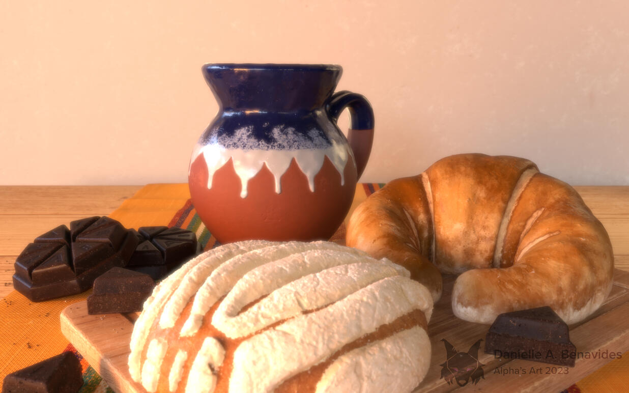 Final Rendered Still Life Nuke Edits