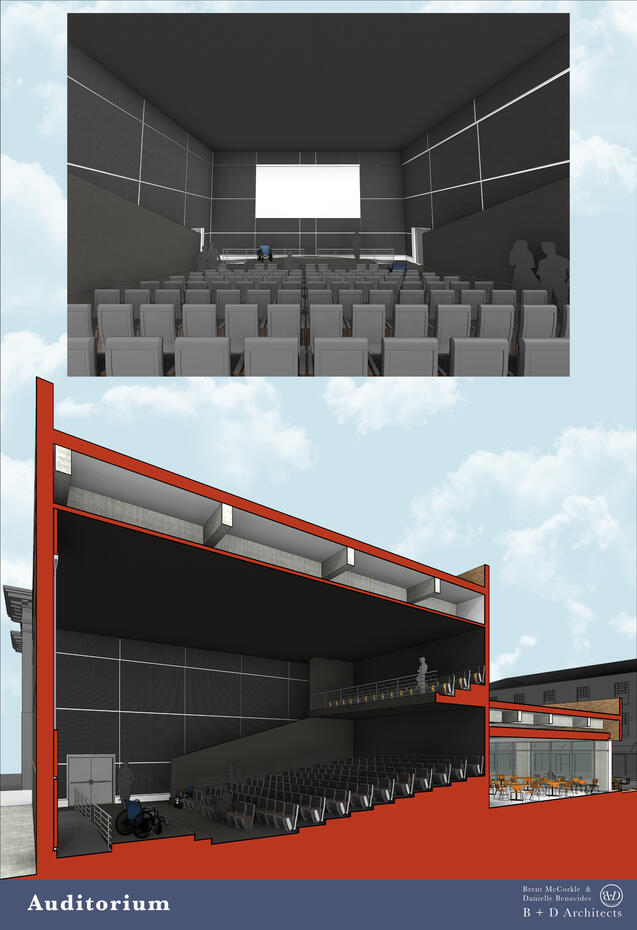 13. Interior Theater &amp; Perspective Section