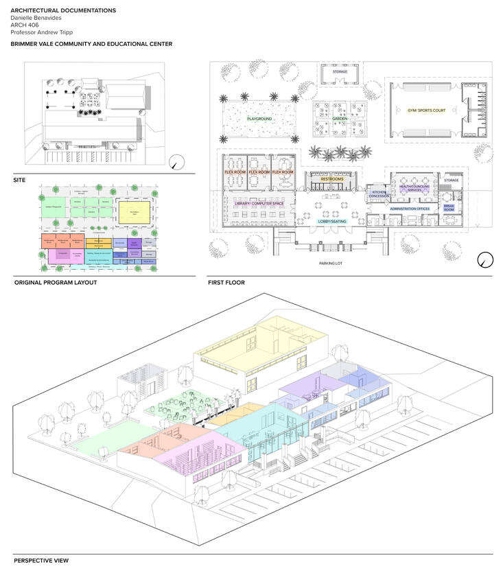 4. Architectural Documentation; Brimmer Vale Community &amp; Educational Center